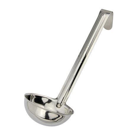 Winco LDI-30SH, 3 Oz Stainless Steel Soup Ladle with 6-Inch Handle, One ...