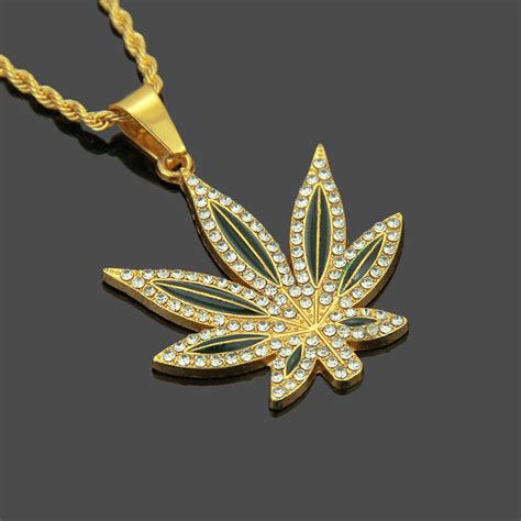Cannabis Leaf Golden Chain | Salty – Salty Accessories