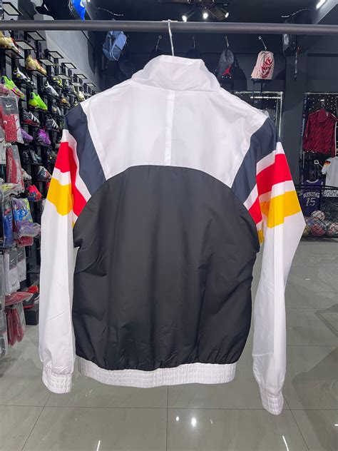 Germany White Windcheater Jacket – Streetwear Collection – Mizo Jersey Home