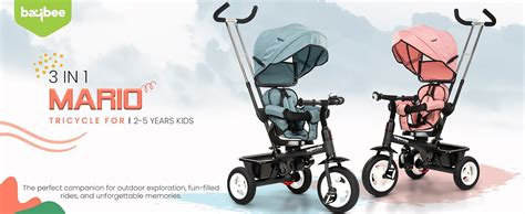 Baybee Mario 2 in 1 Baby Tricycle for Kids, Smart Kids Tricycle with ...
