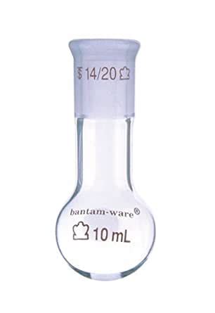 Kimble Chase KIMAX 296250-0010 Long Neck Round Bottom Flask, Heavy Wall ...