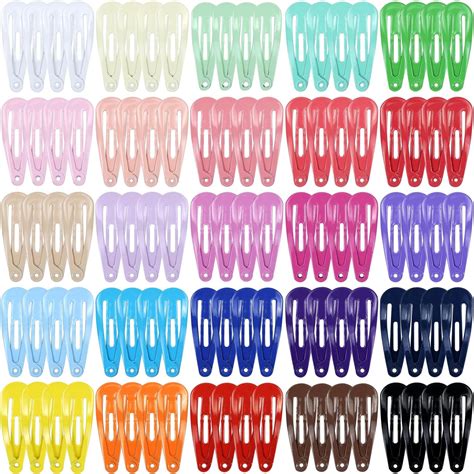 Amazon.com : Zlongron various colored little hair clips for women ...