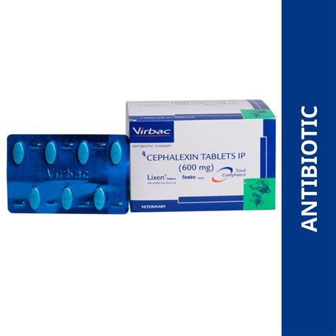 Cephalexin: Lixen Antibiotic Tablets for Dogs & Cats | Supertails