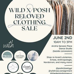 Wild X Posh Reloved Clothing Sale, Genesis Place, Airdrie, 2 June 2024 ...