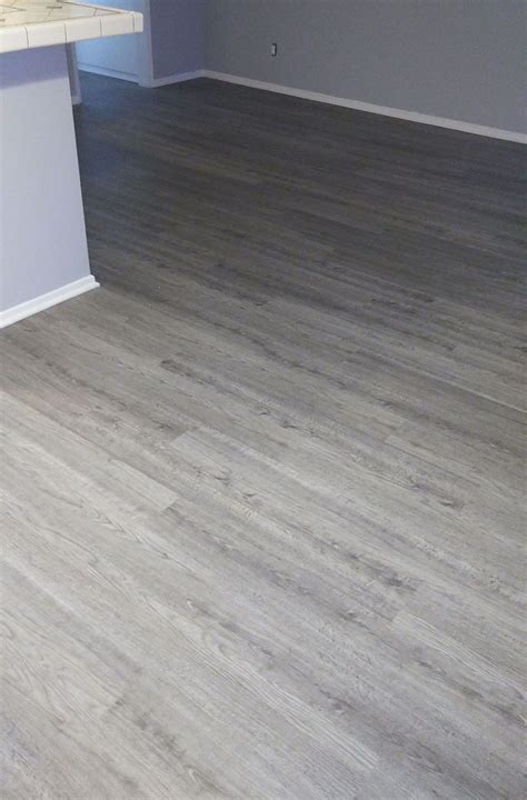 Dark Grey Vinyl Plank Flooring