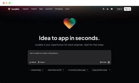 Lovable AI Tutorial 的图像结果