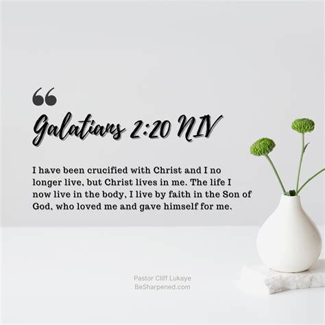 Galatians 2:20 ~ Daily Devotion June 22 2023 - Daily Devotional