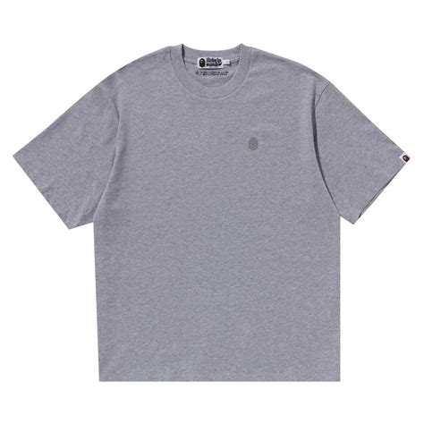 Bape Tonal Ape Head One Point T-Shirt Grey Price in India | Culture Circle
