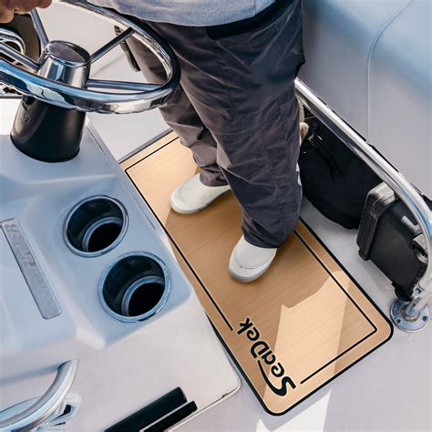 SeaDek Boat Helm Pad Dual Density - 16 x 39 Mocha/Black - RecPro