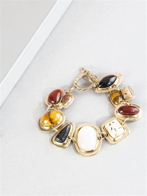Buy MULTICOLOR STONE STUDDED BRACELET 123303MLTCLNA – KAZO