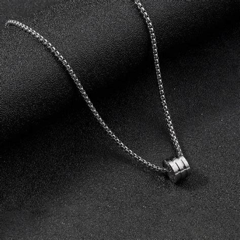 Buy Silver Plated Stainless Steel Anti Tarnish Triple Linked Rings ...