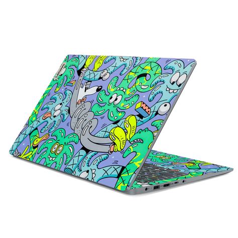 Shop Colorful Alien Chaos Laptop Skin for Lenovo | Buy Online Now ...