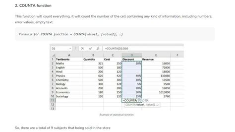 Image result for Examples of Excel Formulas