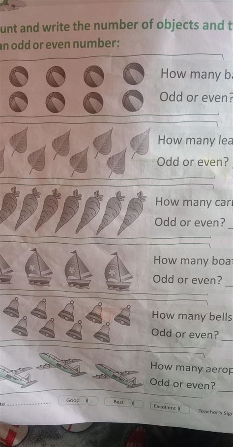 O O How many balls? Odd or even? How many leaves? Odd or even? How many ...