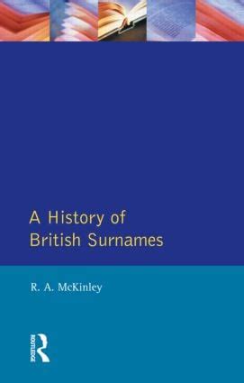 History of British Surnames