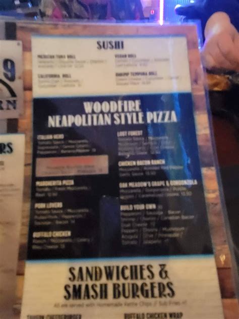 Menu at 1319 Woodfire Tavern pub & bar, New Prague