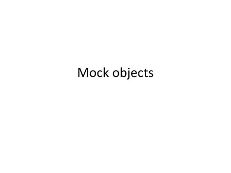 Mock Objects Python 的图像结果