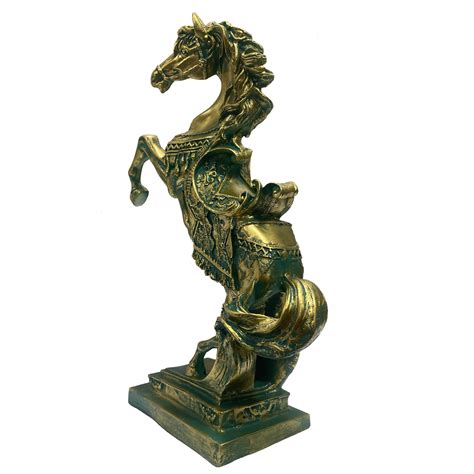 Uplifted Legs Horse Jumping Horse Statue Showpieces for Home Decor H ...