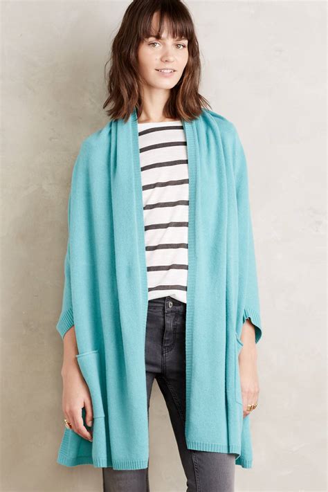 Shawled Cashmere Wrap – Everything Turquoise