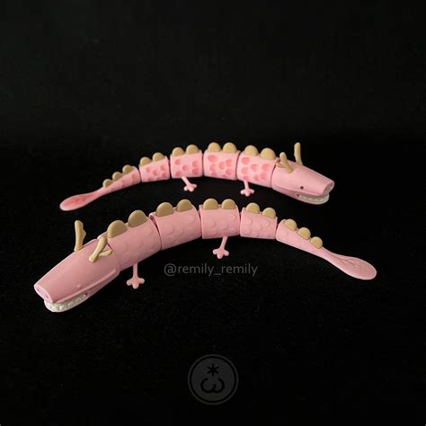 🧲 Ryunosuke – One Piece Flexi Toy・ 3D File for 3D printing・Cults