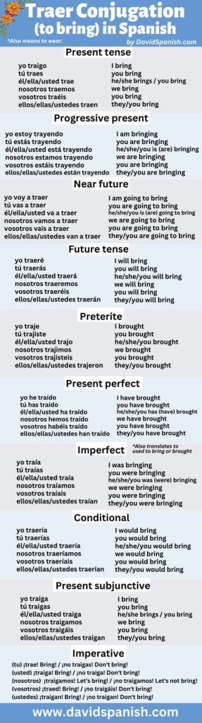 Traer Conjugation: How To Conjugate To Bring In Spanish