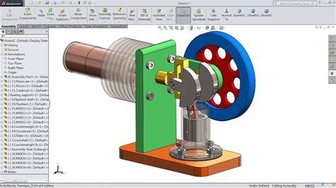 Image result for SolidWorks Engine Drawing Exercise