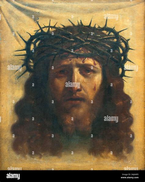 This 17th-century painting by Guercino depicts the Veil of Veronica, a ...