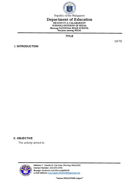 Image result for Narrative Text Template Tagalog