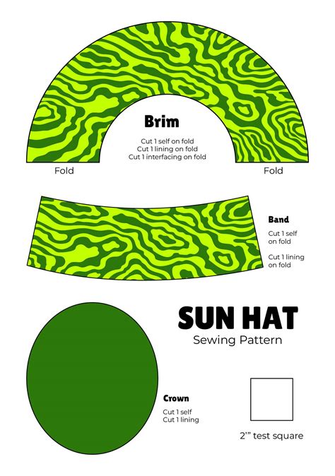 Printable Hat Patterns 的图像结果