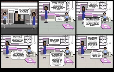 Image result for Storyboard Script for Interview