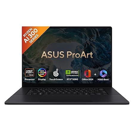 ASUS ProArt P16 OLED (2025), AMD Ryzen AI 9 HX 370, RTX 5090-24GB,64GB ...
