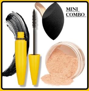 KAIASHA BEST FULL DAY NATURAL LOOKING MAKEUP 1MASCARA 1 LOOSE POWDER 1 ...