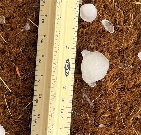 Hail almost an inch in Spanish Springs off Vista : r/Reno