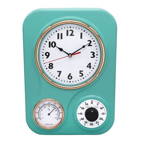 Image result for Retro Kitchen Clock with Timer