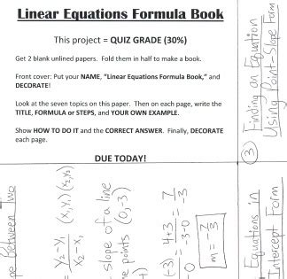 Image result for Linear Function Project Examples