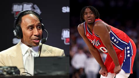 Speaking in Favor of Tyrese Maxey, Stephen A. Smith Criticizes the ...
