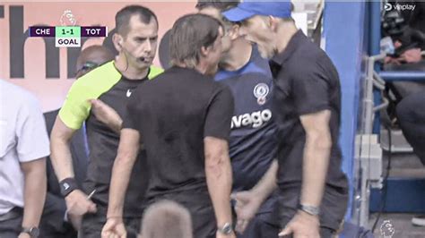 Watch: Chelsea boss Thomas Tuchel, Tottenham manager Antonio Conte's ...