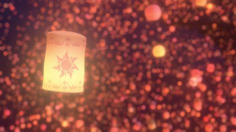 Lanterns Scene From Tangled