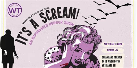 Its a Scream! An Improvised Horror Show - Sep 9, Dreamland Theater ...