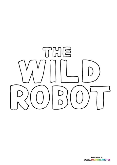 Wild Robot Coloring Pages