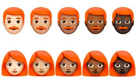 Es soll im nächsten Jahr endlich rothaarige Emojis geben