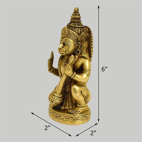 BRASS HANUMAN IDOL