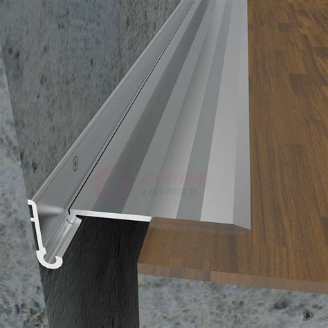 Single Hinged Aluminum Floor Expansion Joint Cover Uneven Slab