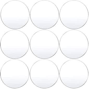 Transparent Acrylic Glass Round Circle Disk Sheet Board for DIY Art ...