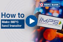 Difference between IMPS, RTGS and NEFT | HDFC Bank