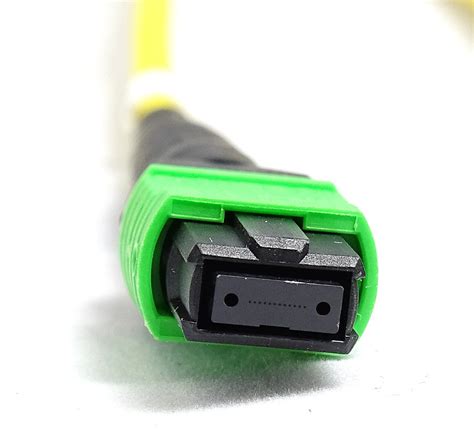 FiberCables.com - APC/APC - Singlemode (9/125) - 12 Strand - Fiber Optic Cable - MPO to