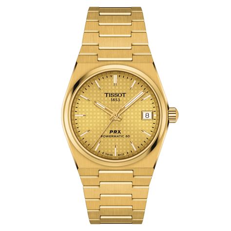 Tissot T-Classic PRX Champagne Dial Women 35mm T1372073302100