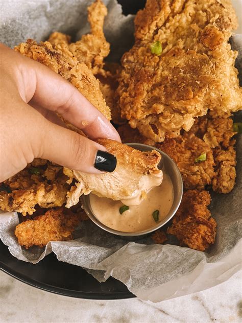 Oyster Mushroom Air Fried Chicken at Martin Delaney blog