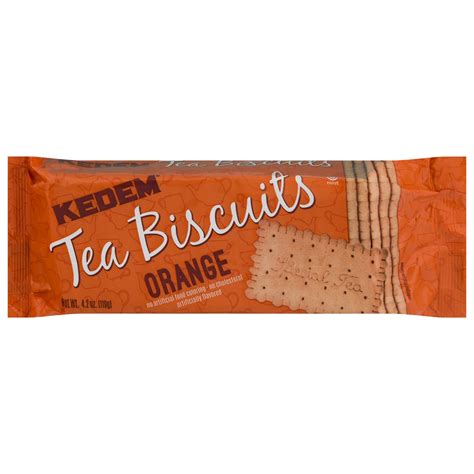 Kedem Kosher Orange Flavor Tea Biscuits - Shop Cookies at H-E-B