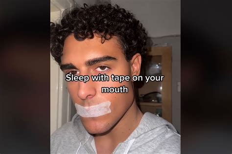 Mouth taping floated on TikTok as way to improve men's jawlines